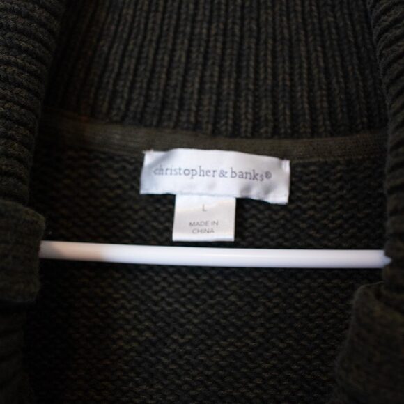 Lagenlook Knit Cardigan Grommet Detail Cottagecore Sweater | Soft Autumn - Picture 9 of 9